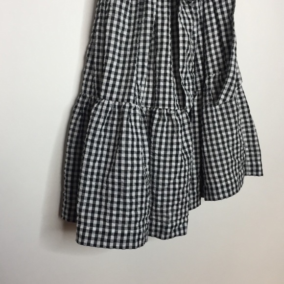 Vineyard Vines Gingham One Shoulder Dress 00 - Picture 8 of 11
